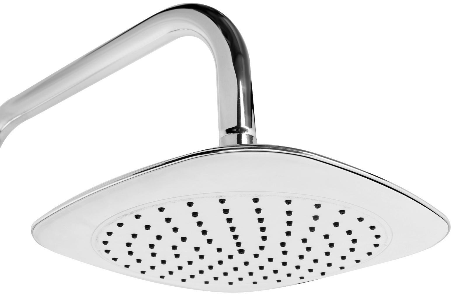 Душевая система ZEIN econom, тропическая и ручная лейка 3 режима, шланги, стойка, мыльница