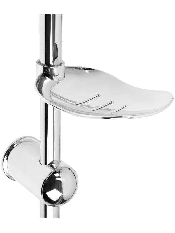 Душевая система ZEIN econom, тропическая и ручная лейка 3 режима, шланги, стойка, мыльница