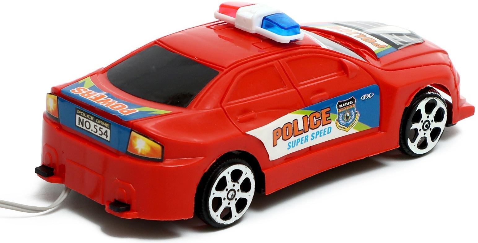 Машина «Полиция», на дистанционном управлении, работает от батареек, МИКС