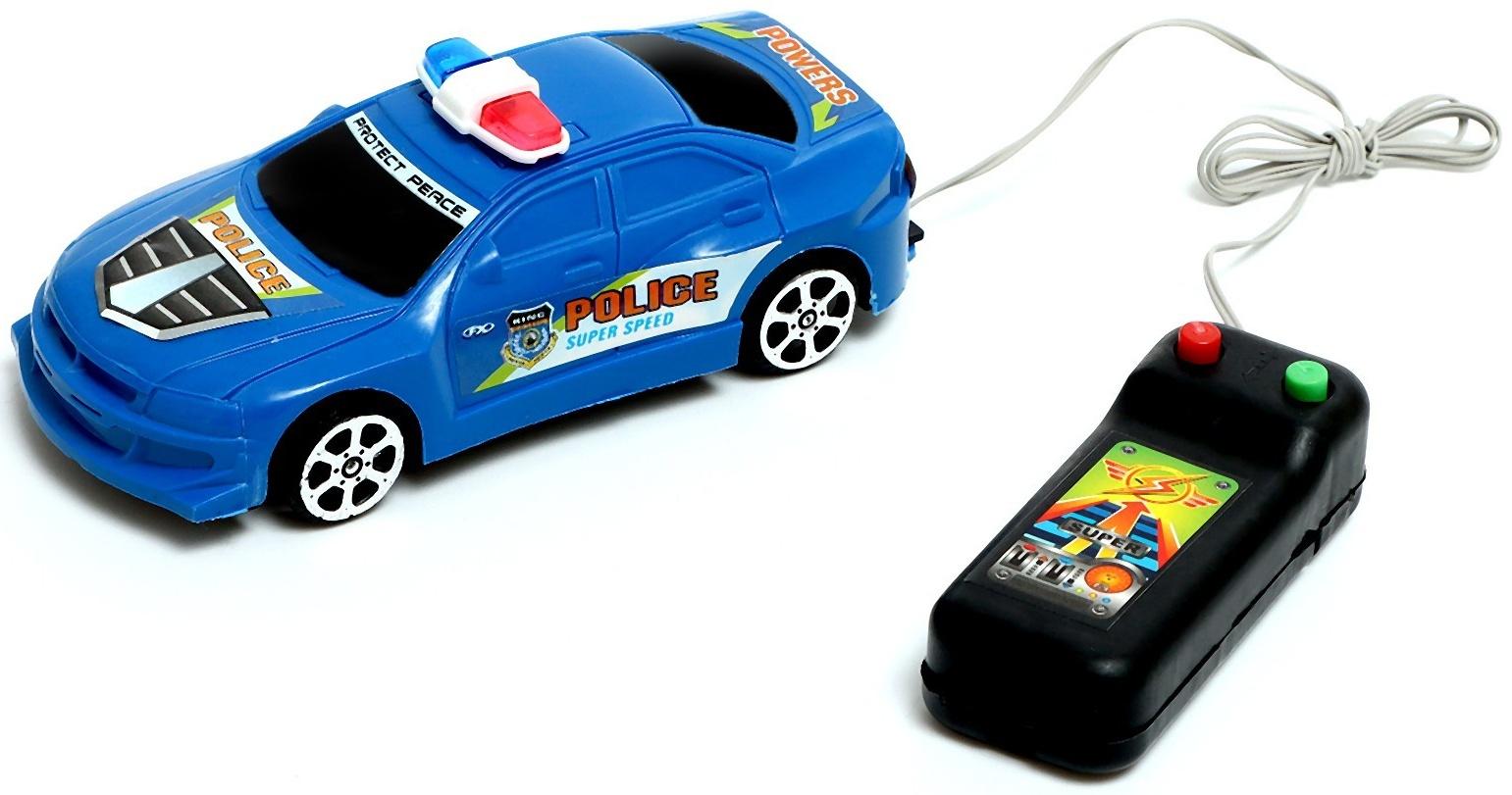 Машина «Полиция», на дистанционном управлении, работает от батареек, МИКС