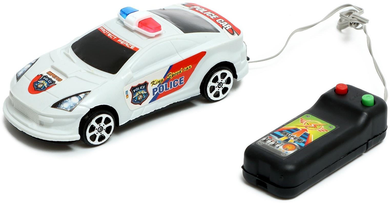 Машина «Полиция», на дистанционном управлении, работает от батареек, МИКС