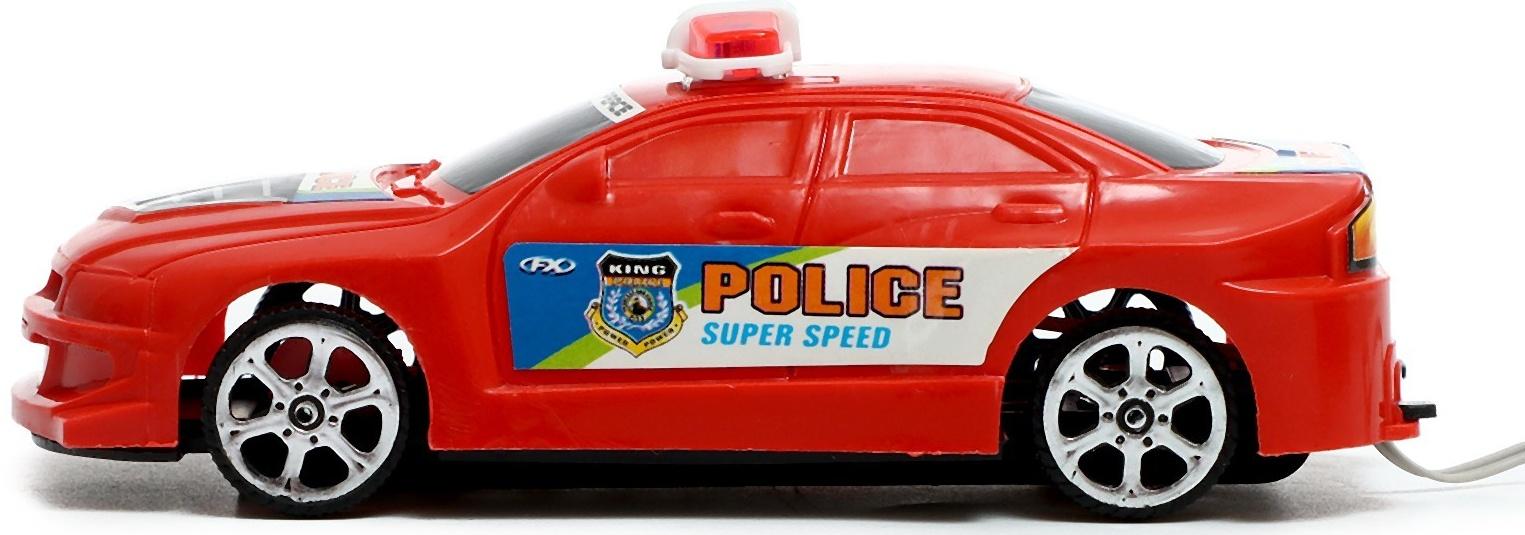 Машина «Полиция», на дистанционном управлении, работает от батареек, МИКС