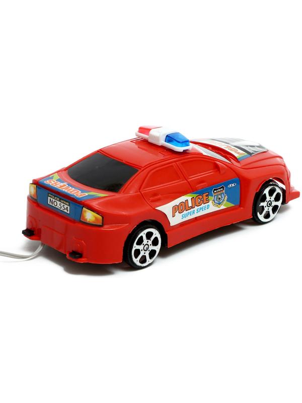 Машина «Полиция», на дистанционном управлении, работает от батареек, МИКС