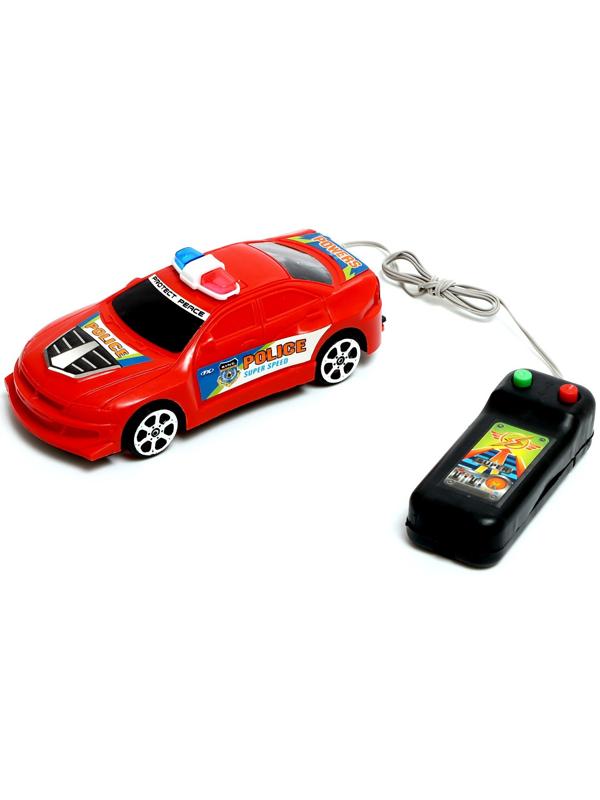 Машина «Полиция», на дистанционном управлении, работает от батареек, МИКС