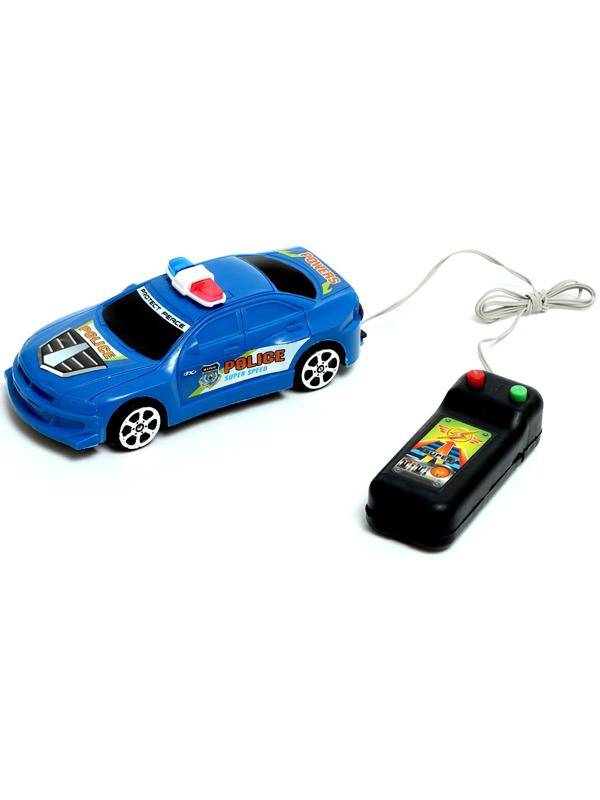 Машина «Полиция», на дистанционном управлении, работает от батареек, МИКС