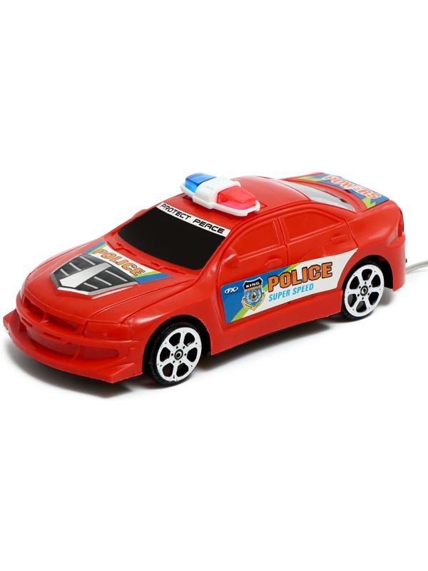 Машина «Полиция», на дистанционном управлении, работает от батареек, МИКС