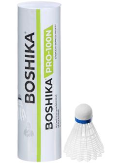 Набор воланов для бадминтона BOSHIKA PRO-100N, 6 шт., цвет белый