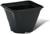 Горшок для рассады, 750 мл, d = 12 см, h = 12,9 см, чёрный, Greengo