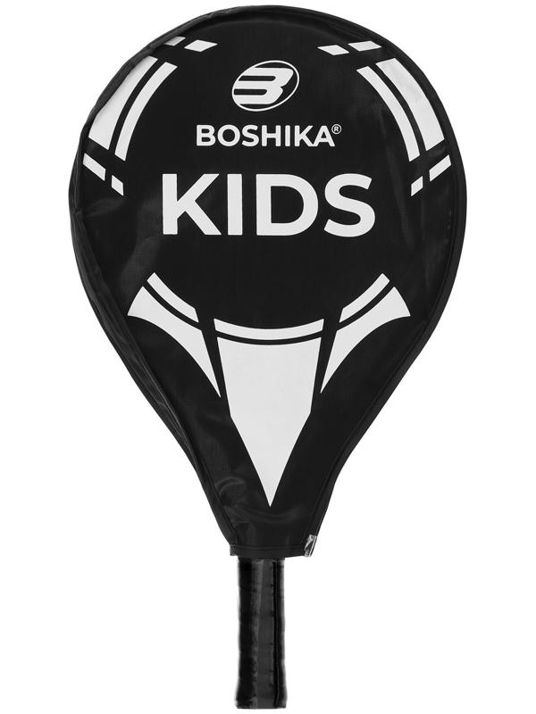 Ракетка для большого тенниса детская BOSHIKA KIDS, алюминий, 17'', цвет розовый