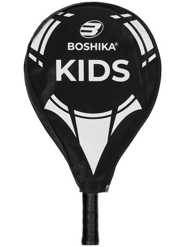 Ракетка для большого тенниса детская BOSHIKA KIDS, алюминий, 17'', цвет голубой