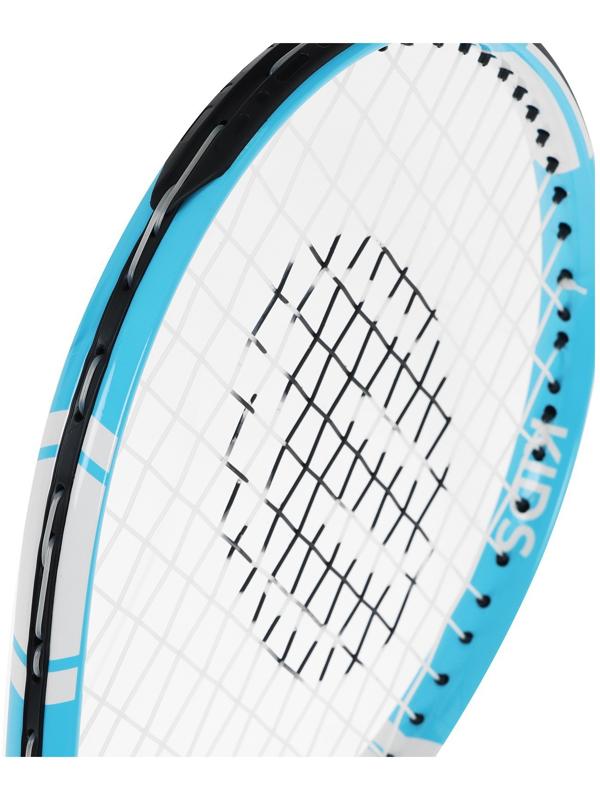 Ракетка для большого тенниса детская BOSHIKA KIDS, алюминий, 17'', цвет голубой