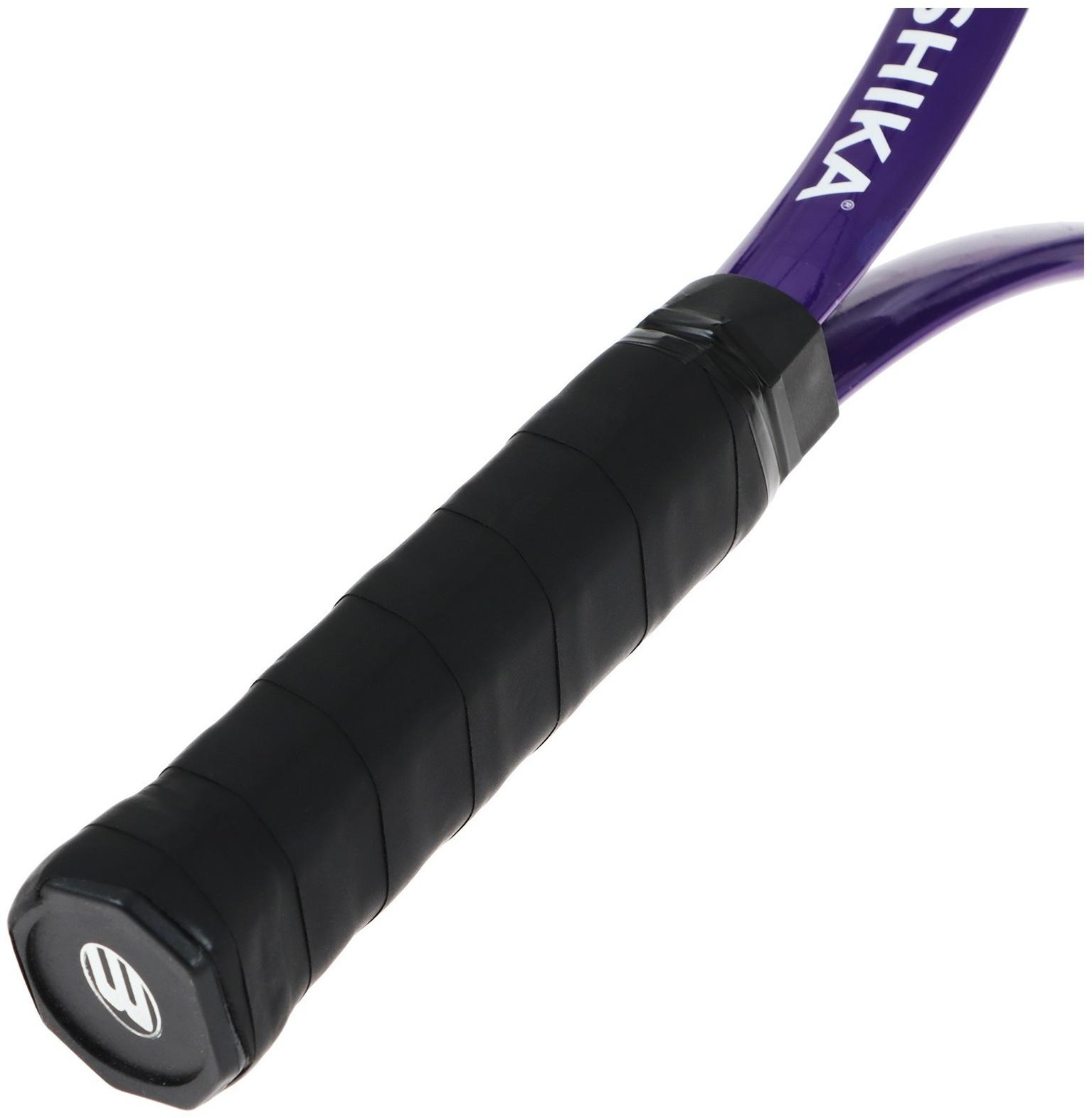 Ракетка для большого тенниса детская BOSHIKA JUNIOR, алюминий, 23'', цвет фиолетовый