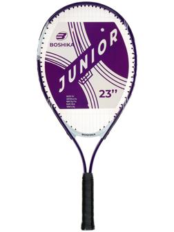 Ракетка для большого тенниса детская BOSHIKA JUNIOR, алюминий, 23'', цвет фиолетовый