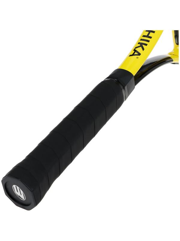 Ракетка для большого тенниса BOSHIKA ADULT, алюминий, 27'', цвет чёрно-жёлтый