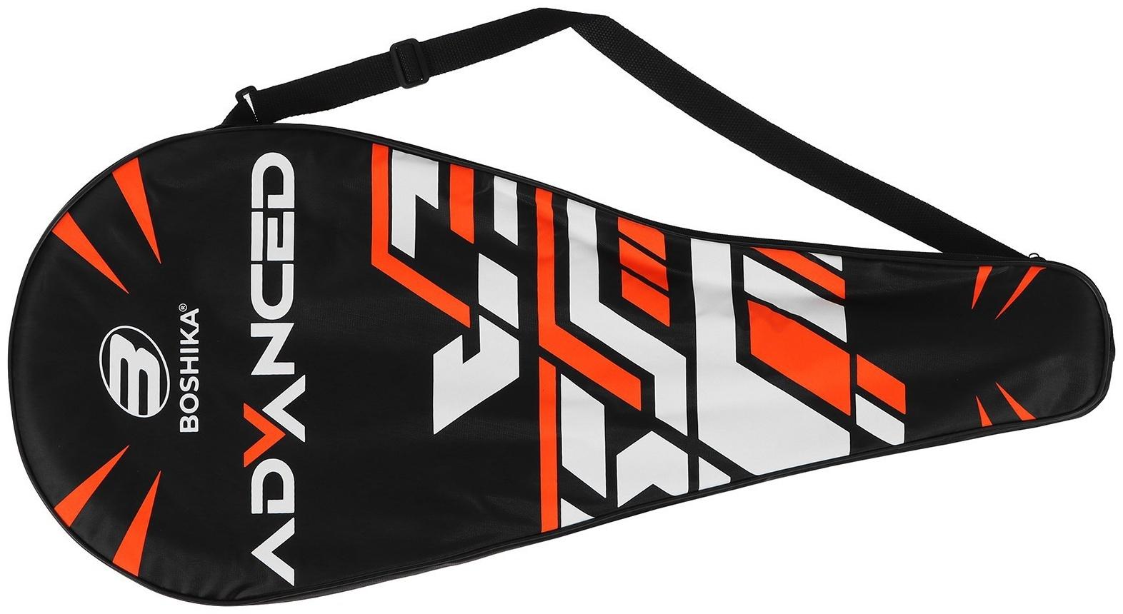 Ракетка для большого тенниса BOSHIKA ADVANCED, алюминий, графит, 27''