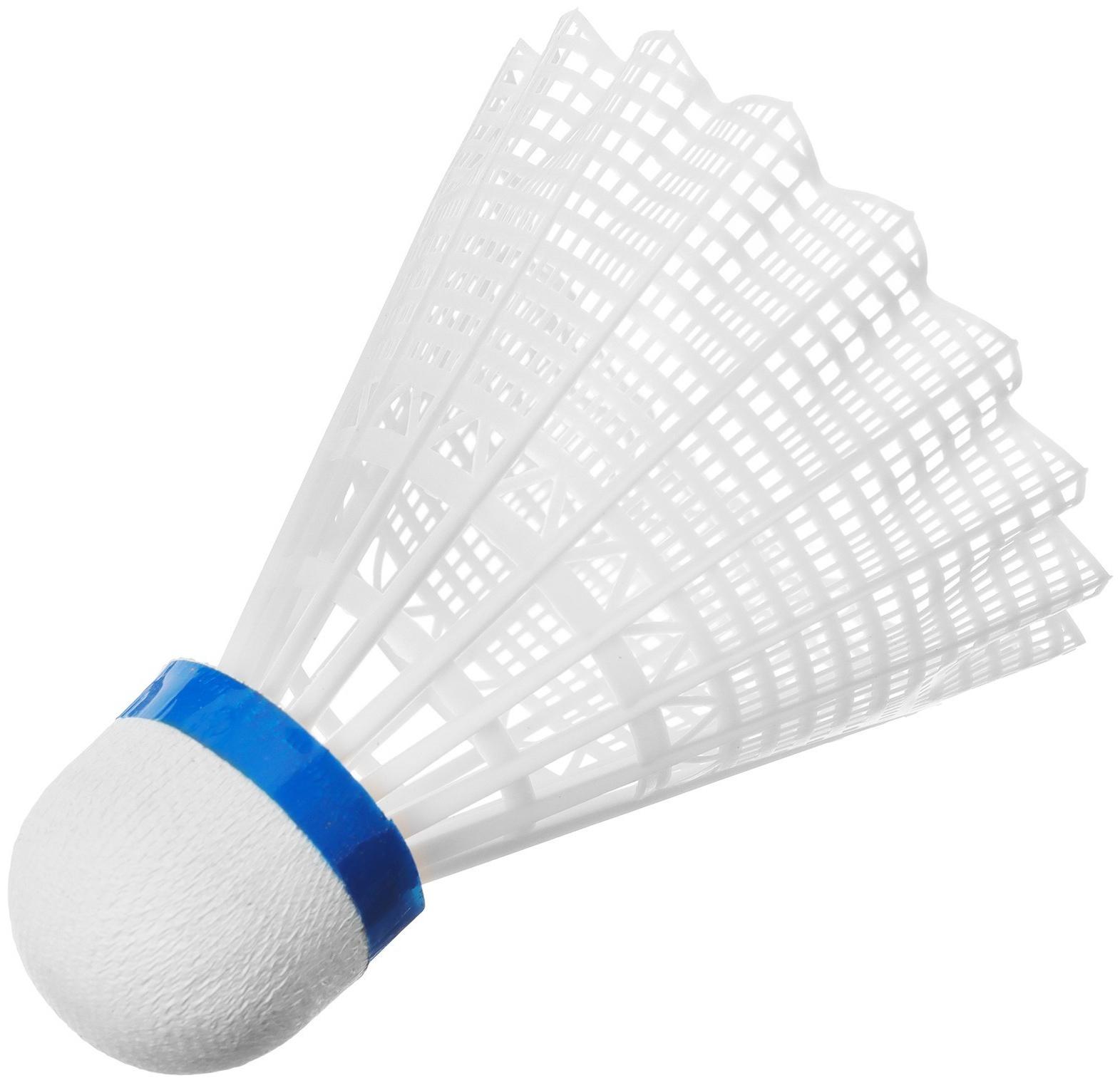 Набор воланов для бадминтона BOSHIKA PRO-100N, 3 шт., цвет белый