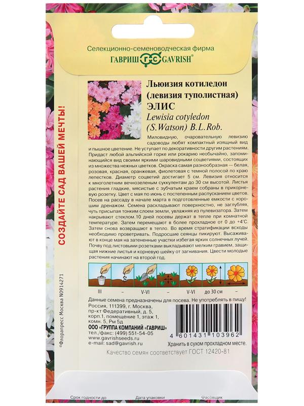 Семена Льюизия 