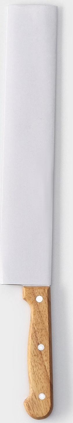 Нож кухонный Доляна «Поварская тройка» лезвие 25,5 см, деревянная ручка