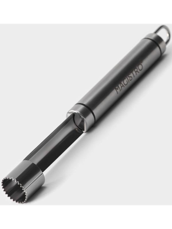 Нож для удаления сердцевины Magistro Solid, 20,5×2 см, цвет хромированный