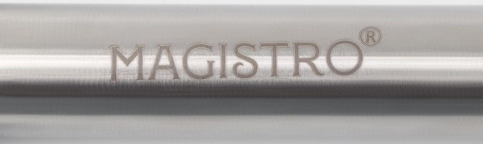 Ложка для формирования митболов Magistro Solid, 23×6,5 см, цвет хромированный