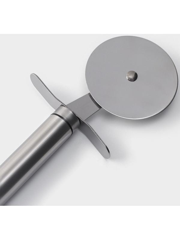 Нож для пиццы и теста Magistro Solid, 20,5 см, d=6,5 см, цвет хромированный