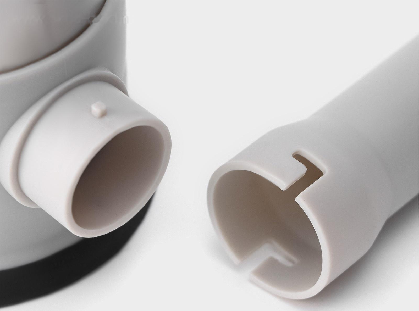 Шприц колбасный Yami, 4 насадки, для приготовления сосисок, нержавеющая сталь, цвет серый