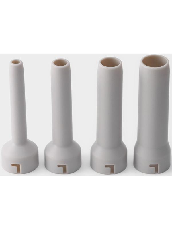 Шприц колбасный Yami, 4 насадки, для приготовления сосисок, нержавеющая сталь, цвет серый