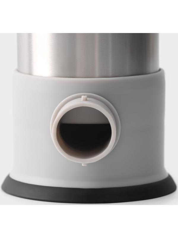 Шприц колбасный Yami, 4 насадки, для приготовления сосисок, нержавеющая сталь, цвет серый