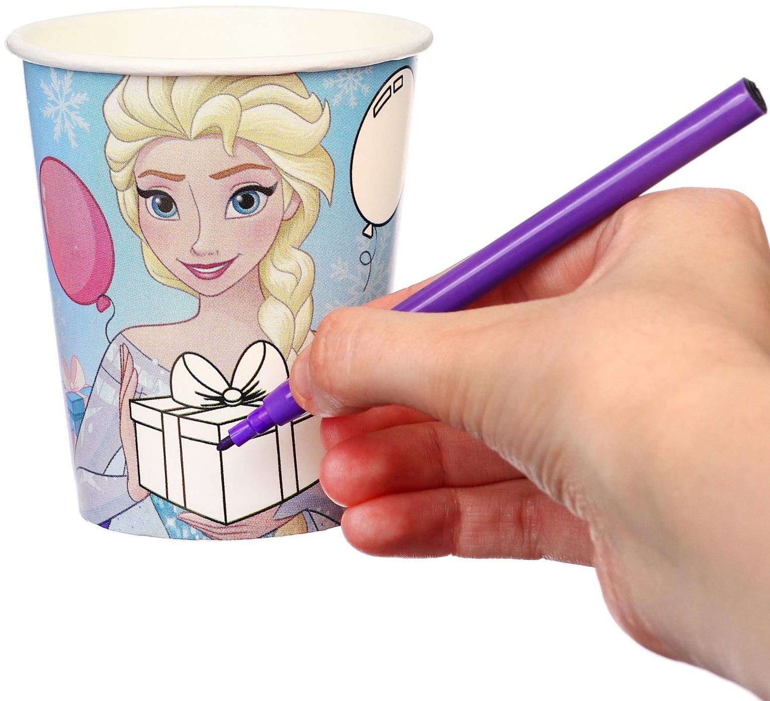 Стакан бумажный раскраска, 