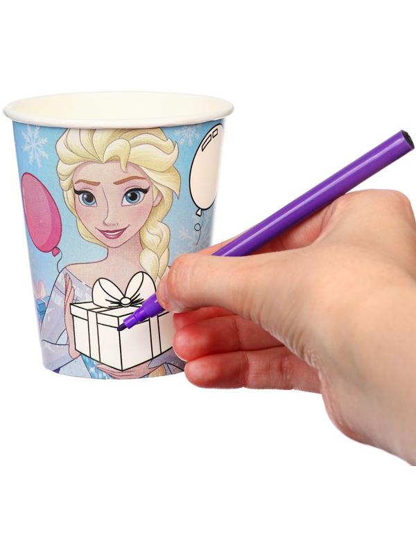 Стакан бумажный раскраска, 