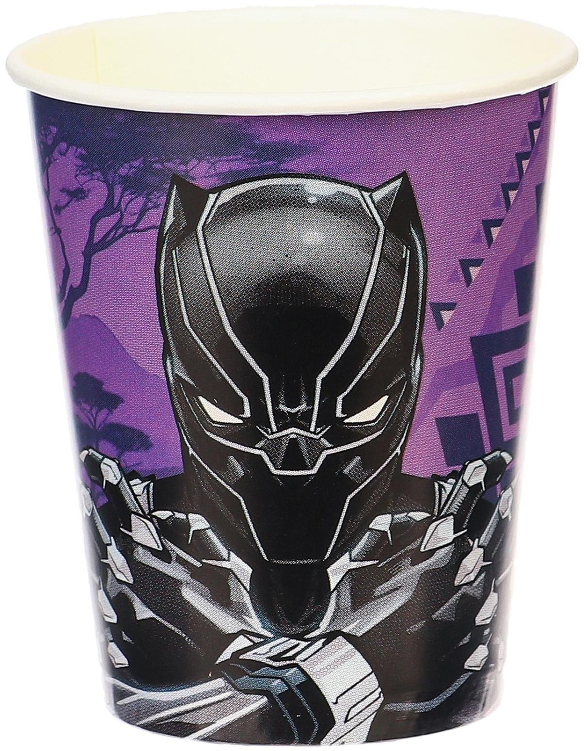 Стаканы бумажные, Мстители, 250 мл, 6 шт