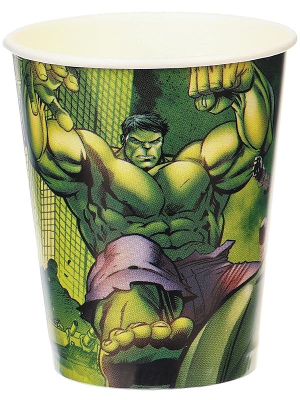 Стаканы бумажные, Мстители, 250 мл, 6 шт