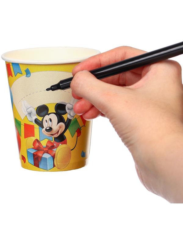 Стакан бумажный, Микки Маус, 250 мл