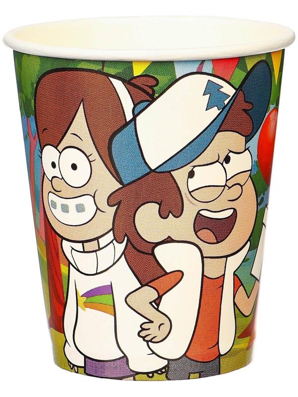 Стакан бумажный раскраска, Гравити Фолз, 250 мл