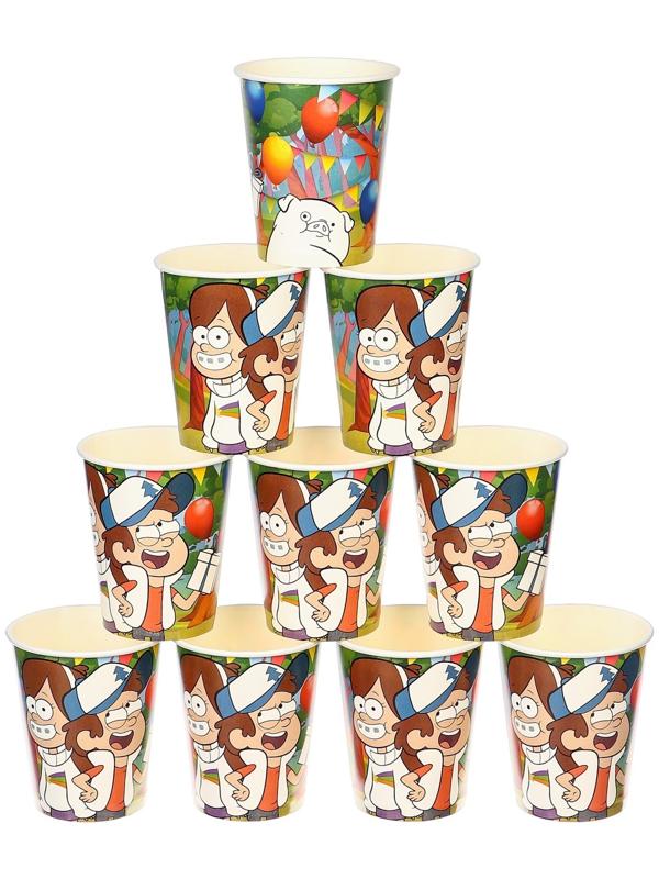 Стакан бумажный раскраска, Гравити Фолз, 250 мл