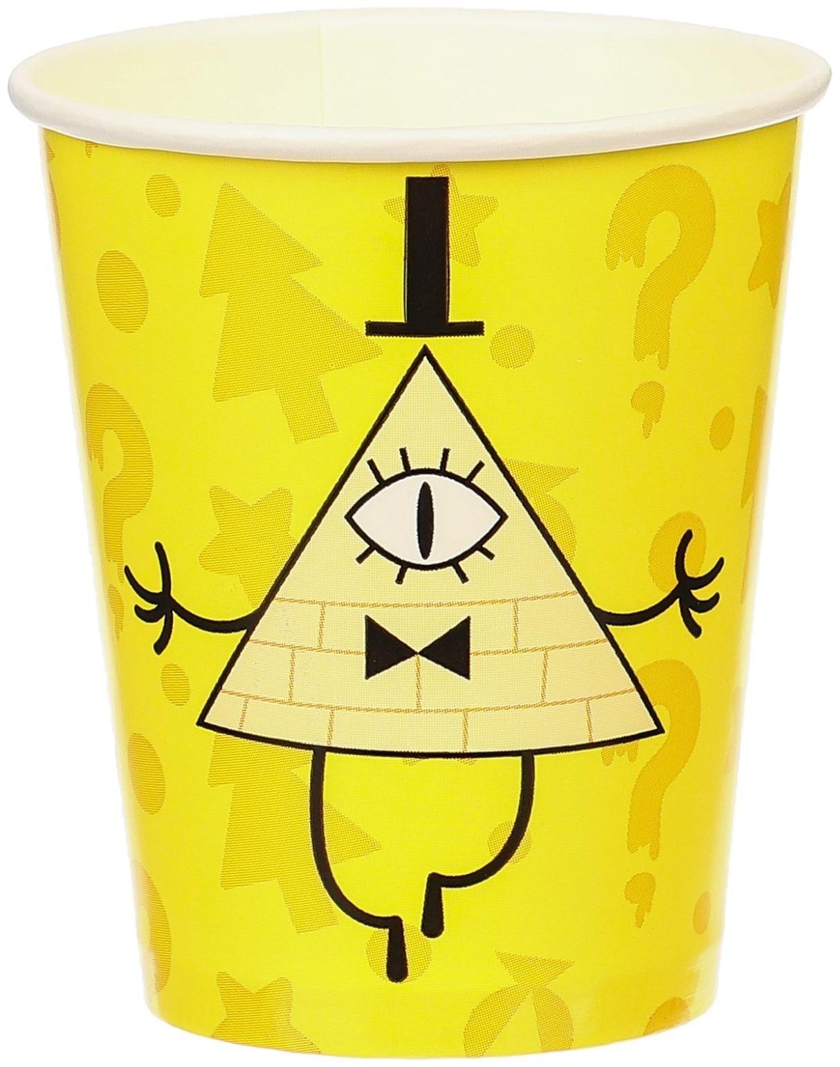 Стаканы бумажные, Гравити Фолз, 250 мл, 6 шт