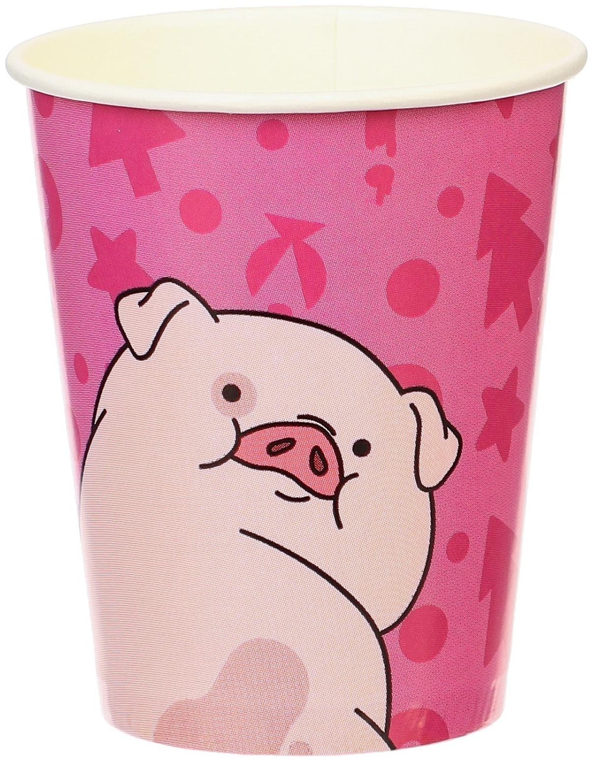 Стаканы бумажные, Гравити Фолз, 250 мл, 6 шт