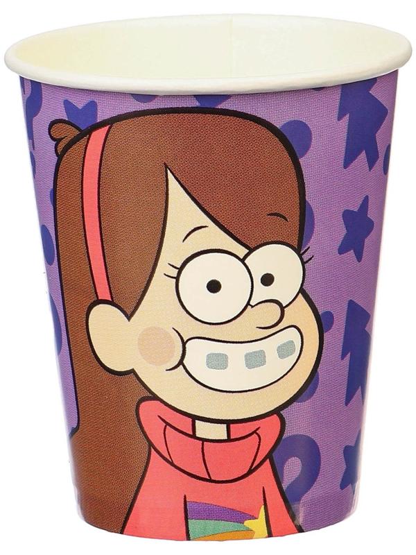 Стаканы бумажные, Гравити Фолз, 250 мл, 6 шт