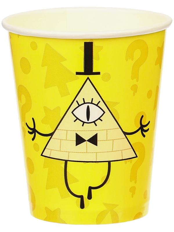 Стаканы бумажные, Гравити Фолз, 250 мл, 6 шт