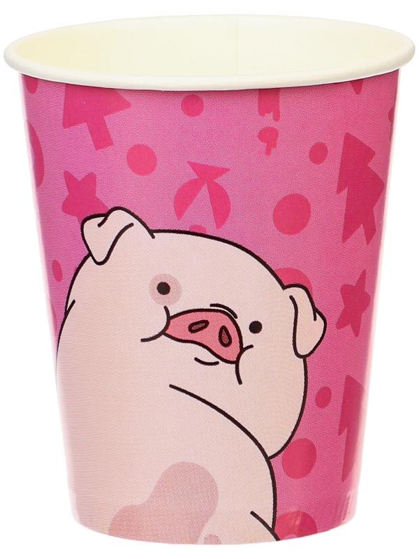 Стаканы бумажные, Гравити Фолз, 250 мл, 6 шт