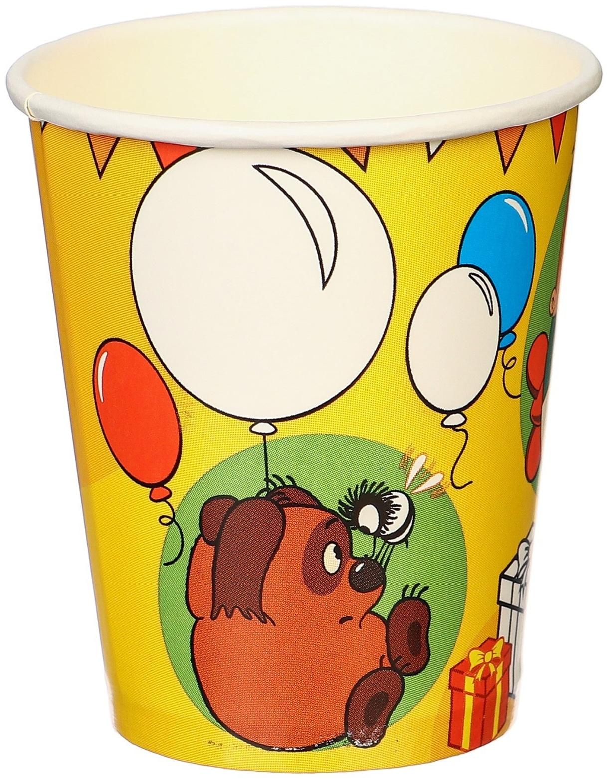 Стакан бумажный раскраска, Союзмультфильм, 250 мл