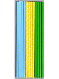 Трубочки бумажные 12 шт «Лето»