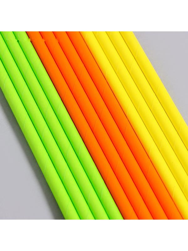 Трубочки бумажные 12 шт «Каникулы»