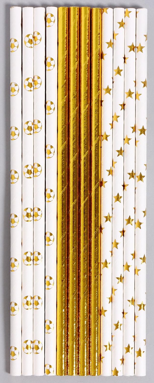 Трубочки бумажные 12 шт «Праздник»