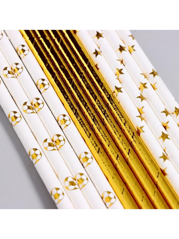 Трубочки бумажные 12 шт «Праздник»