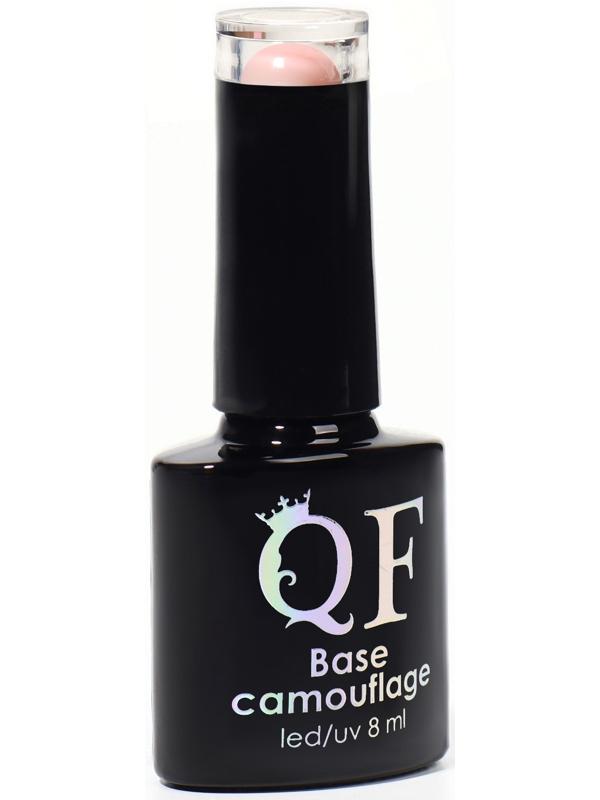 База камуфлирующая для ногтей, 3-х фазная, 8мл, LED/UV, цвет нежно-розовый (017)