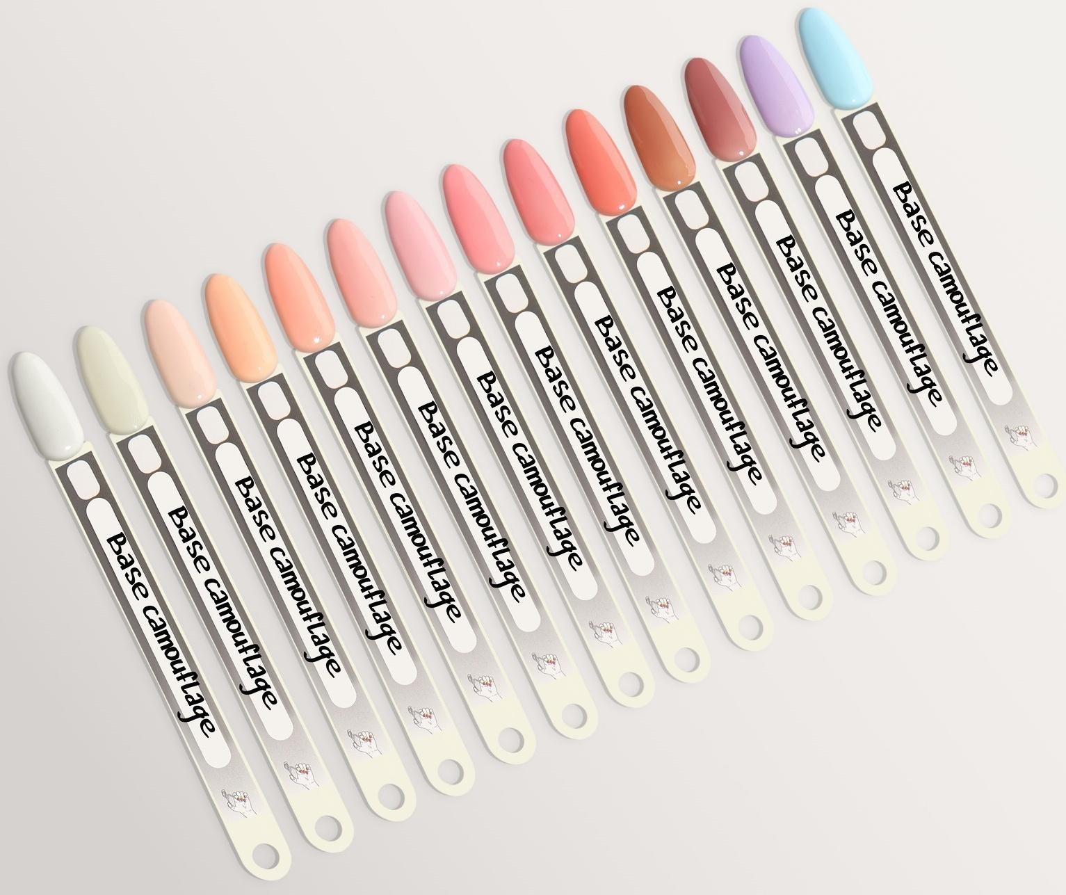 База камуфлирующая для ногтей, 3-х фазная, 8мл, LED/UV, цвет коралловый (018)