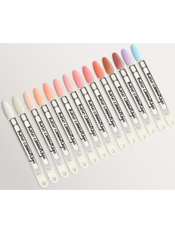 База камуфлирующая для ногтей, 3-х фазная, 8мл, LED/UV, цвет сиреневый (050)