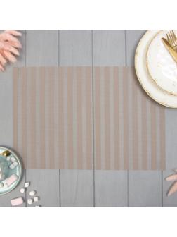 Салфетка на стол Доляна, цв.беж, 45*30см