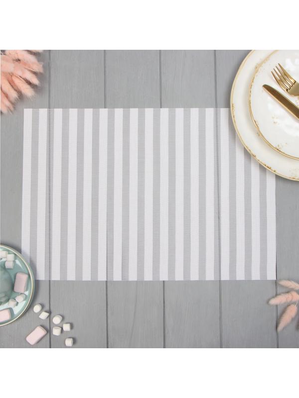 Салфетка на стол Доляна, цв.белый, 45*30см